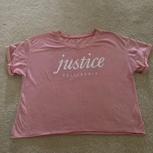 Girls Justice crop top